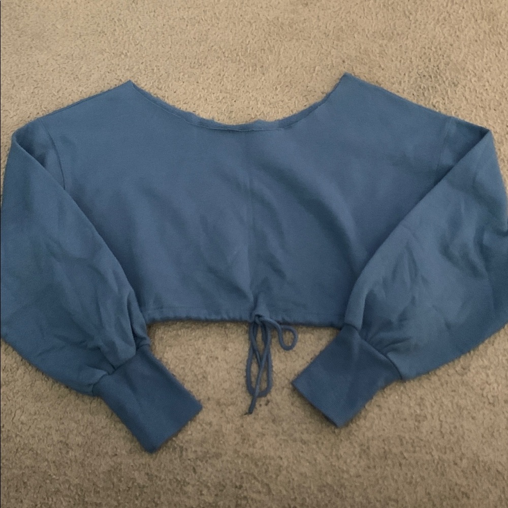 Zara off the shoulder sweatshirt(1 day sale!)
